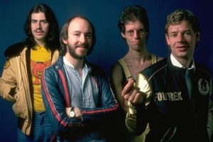 Jeff Berlin, Jon Clark, Dave Stewart, Bill Bruford in 1980